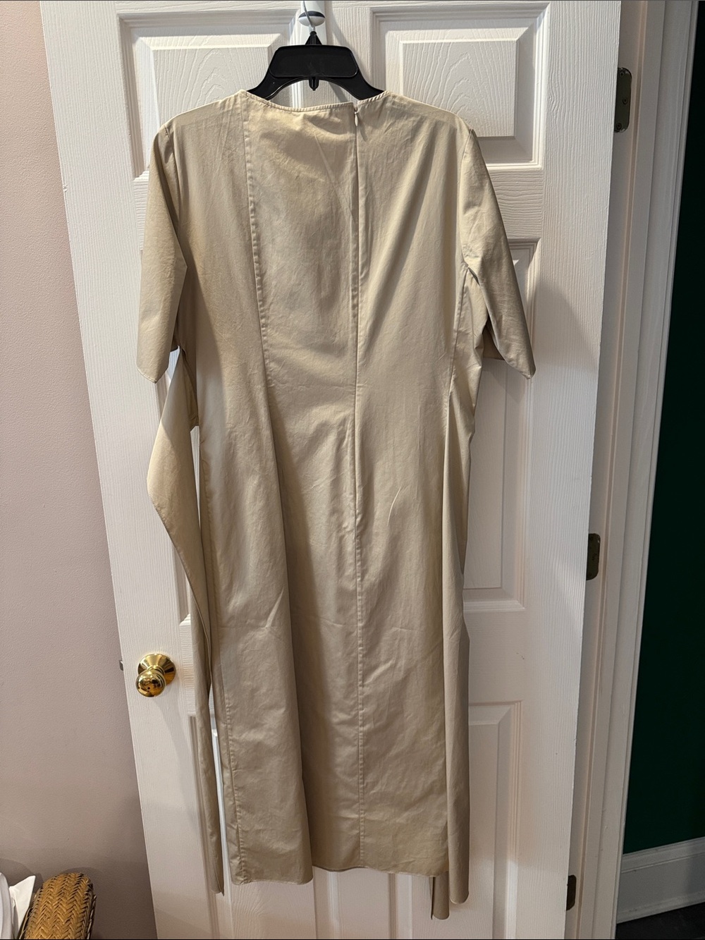 COS Beige Panelled Midi Dress - Picture 3 of 6